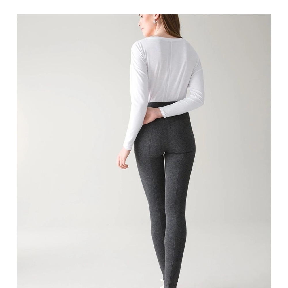 White House black market runway ponte Gray Leggings